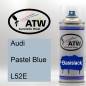 Preview: Audi, Pastel Blue, L52E: 400ml Sprühdose, von ATW Autoteile West.